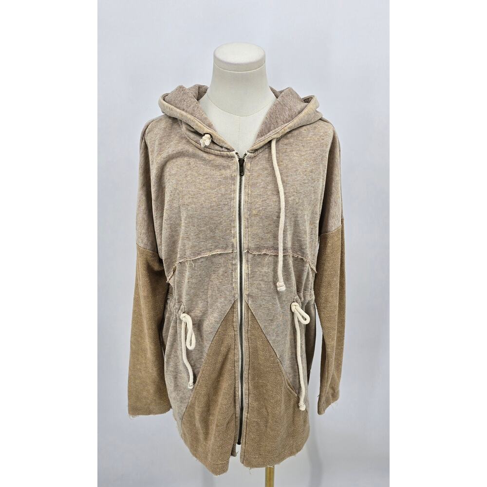 Gimmicks 
Distressed Reverse French Terry Hooded Sweatshirt‎